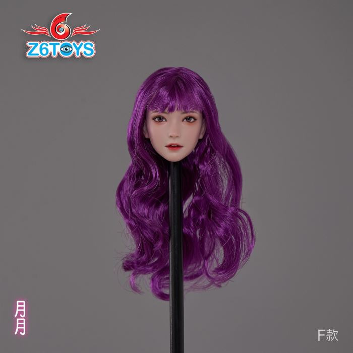 Asian beauty head sculpture 1/6