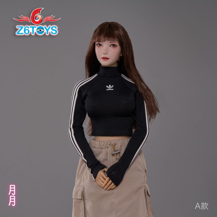 Asian beauty head sculpture 1/6