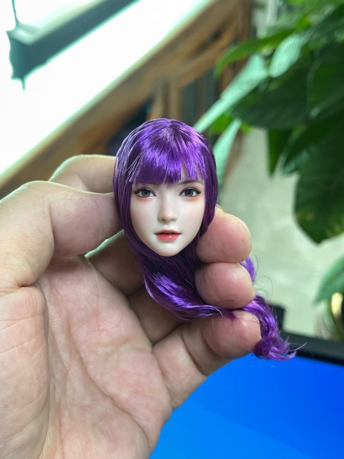 Asian beauty head sculpture 1/6