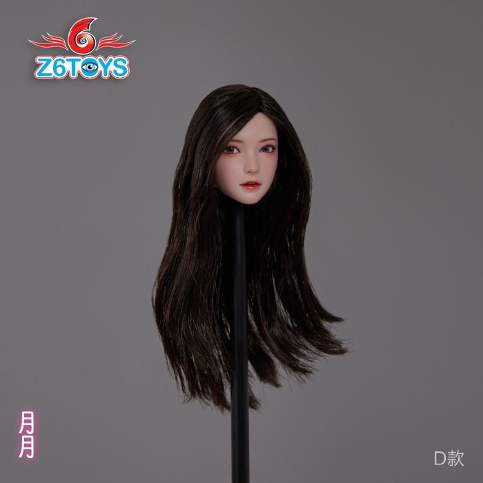 Asian beauty head sculpture 1/6