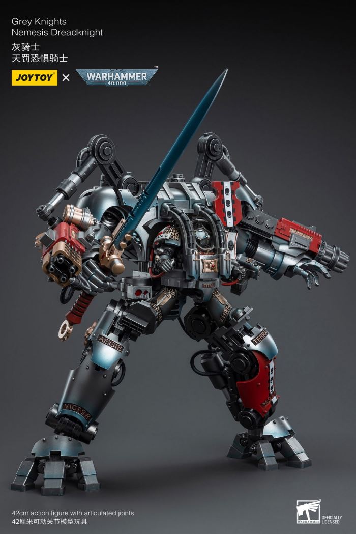 Grey Knight Sky Punishment Fear Knight (with driver) 1/18
