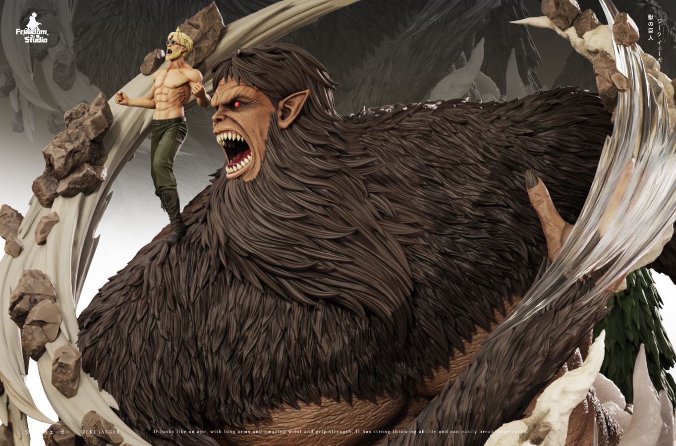 Zeke Yeager & Beast Titan - Attack on Titan