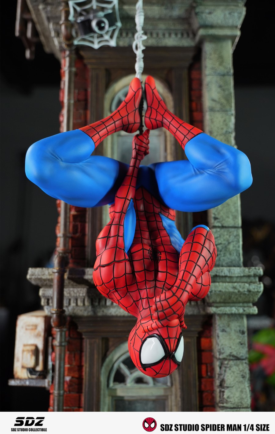 Upside-down Spider-Man