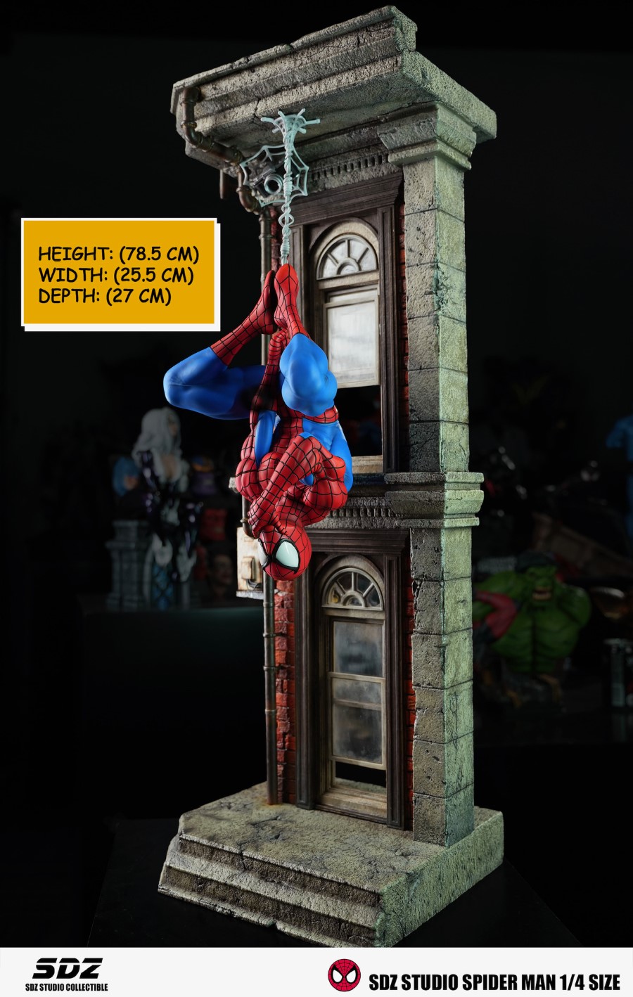 Upside-down Spider-Man