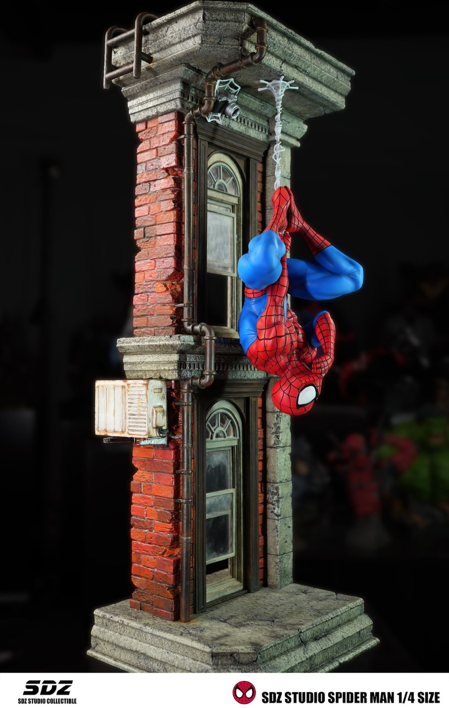 Upside-down Spider-Man