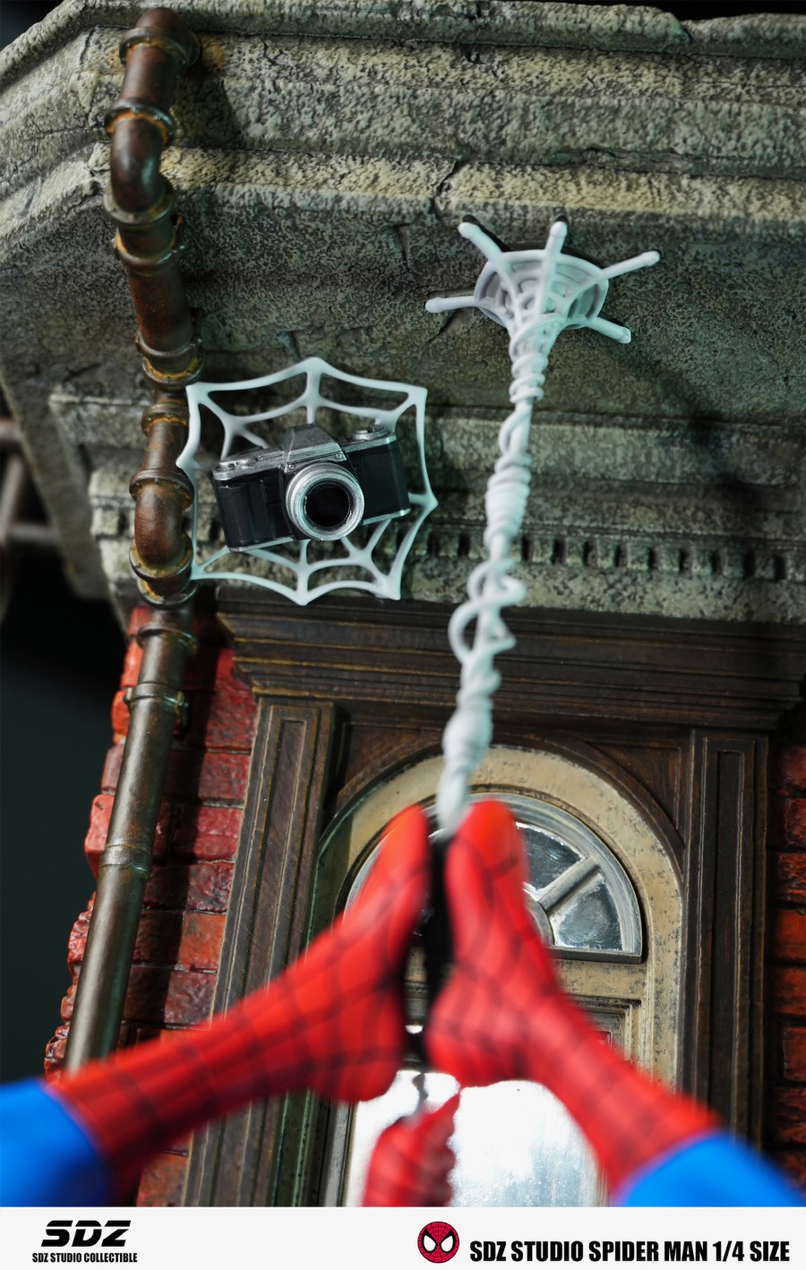 Upside-down Spider-Man