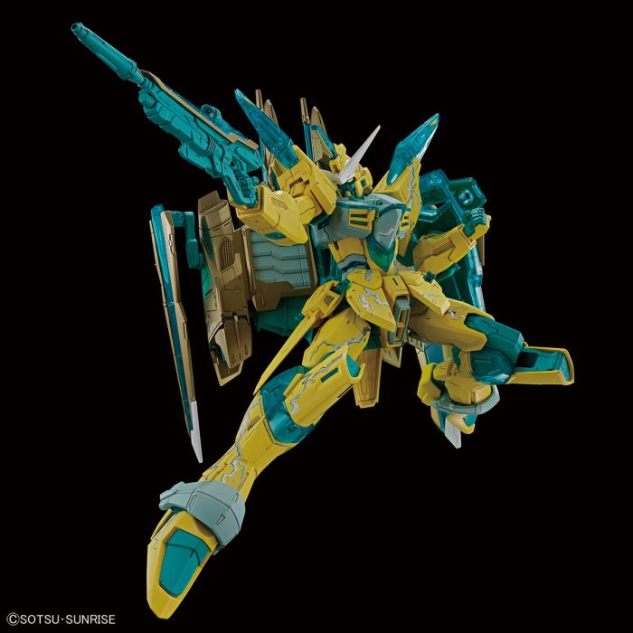 MG 1/100 Justice Gundam [CROSS CONTRAST COLORS / CLEAR GREEN]