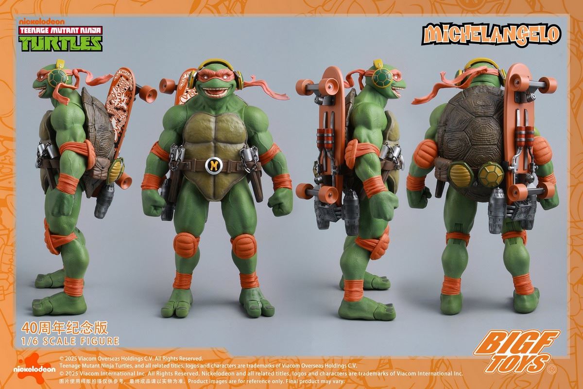 TNMT Michelangelo 40th Anniversary Edition 1/6