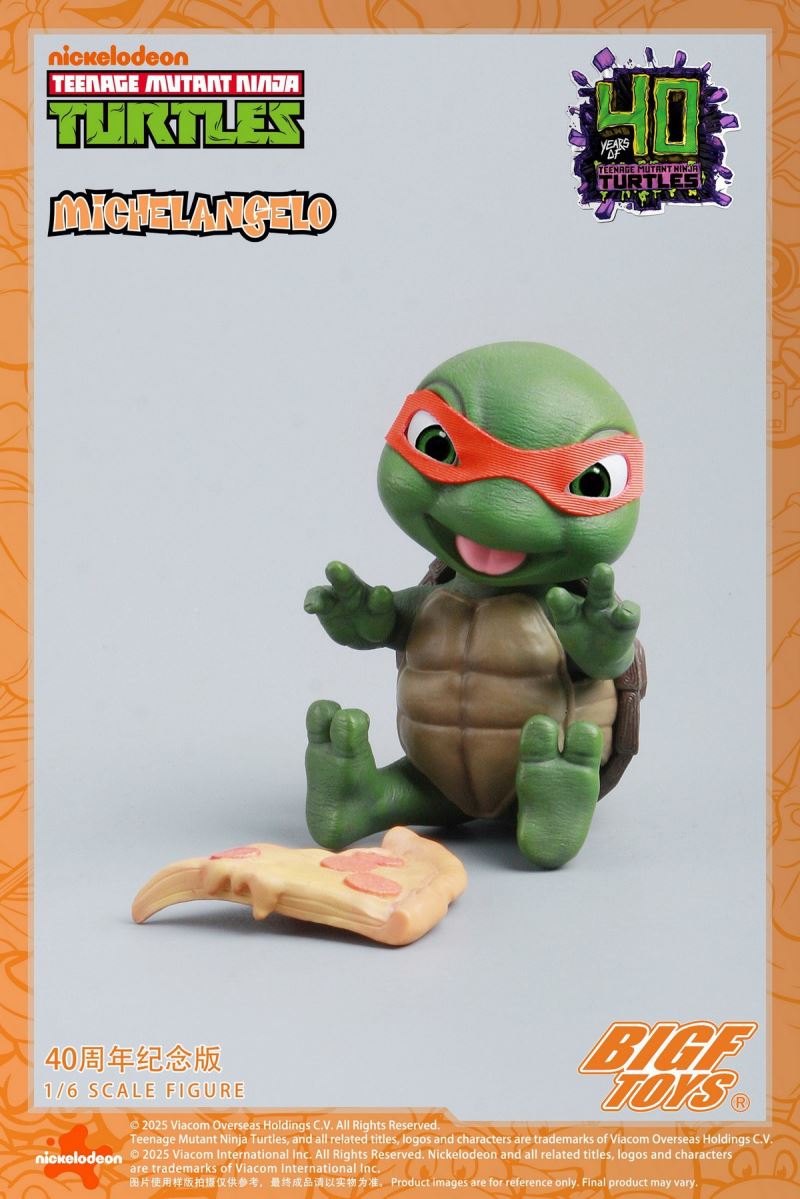 TNMT Michelangelo 40th Anniversary Edition 1/6