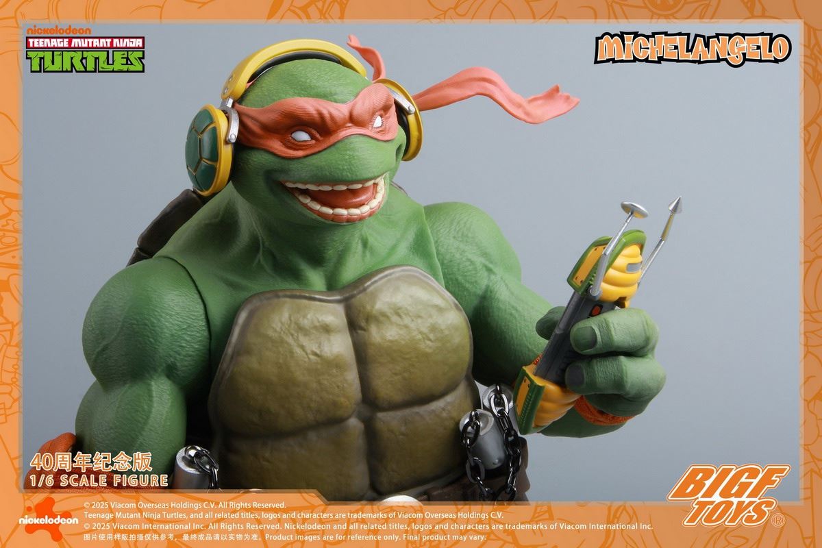 TNMT Michelangelo 40th Anniversary Edition 1/6