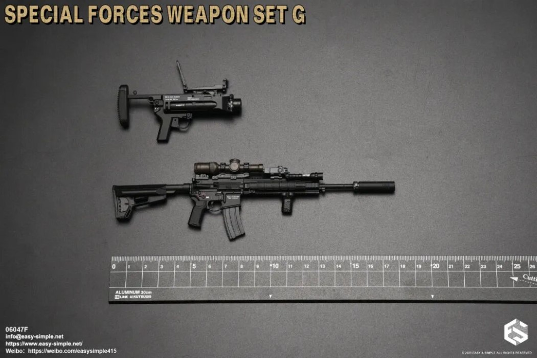 Special Forces Weapon Set 1/6