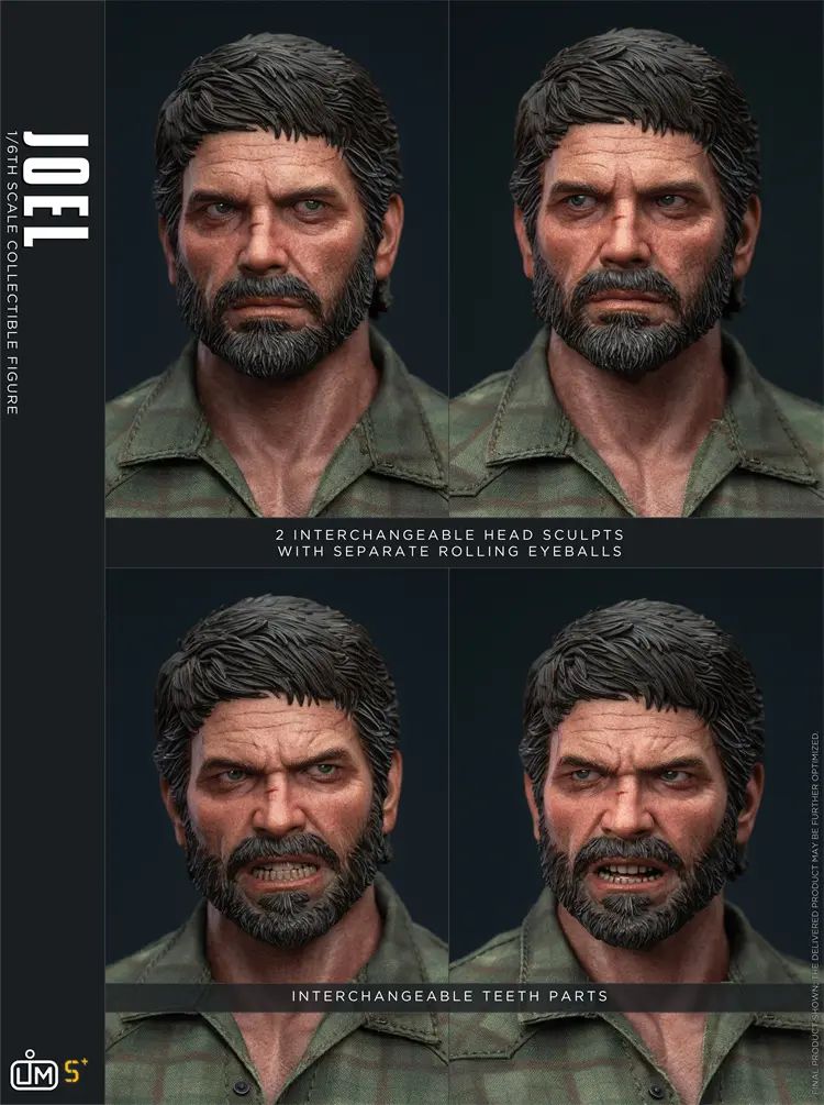 Joel & Ellie & Clicker - The Last of Us [LIM013] 1/6