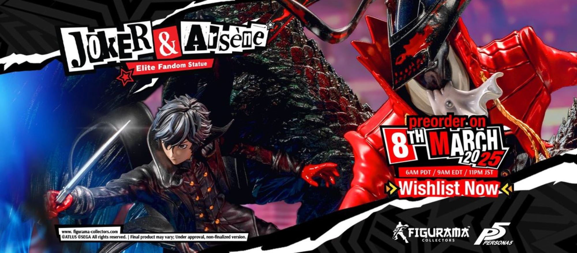 Persona 5: Joker & Arsene Elite Fandom Statue