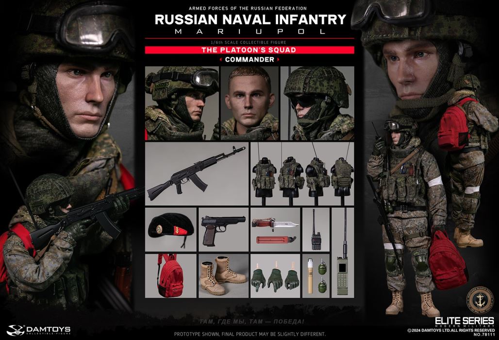Russian Federation Navy Infantry Commander Mariupol 1/6