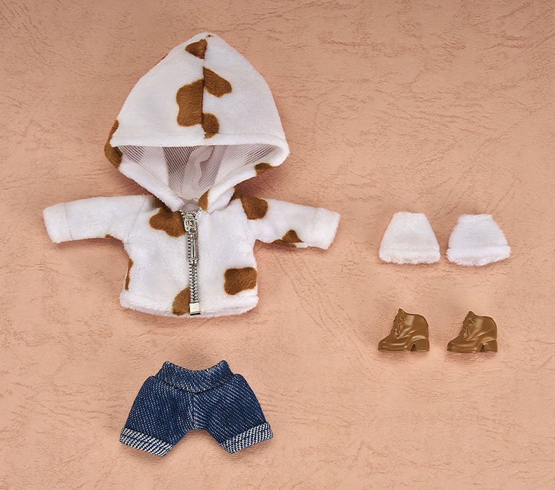 Nendoroid Doll Outfit Set Animal Hoodie - Milk & Coffee Milk