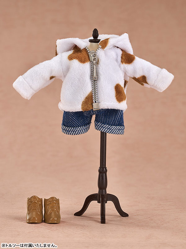Nendoroid Doll Outfit Set Animal Hoodie - Milk & Coffee Milk