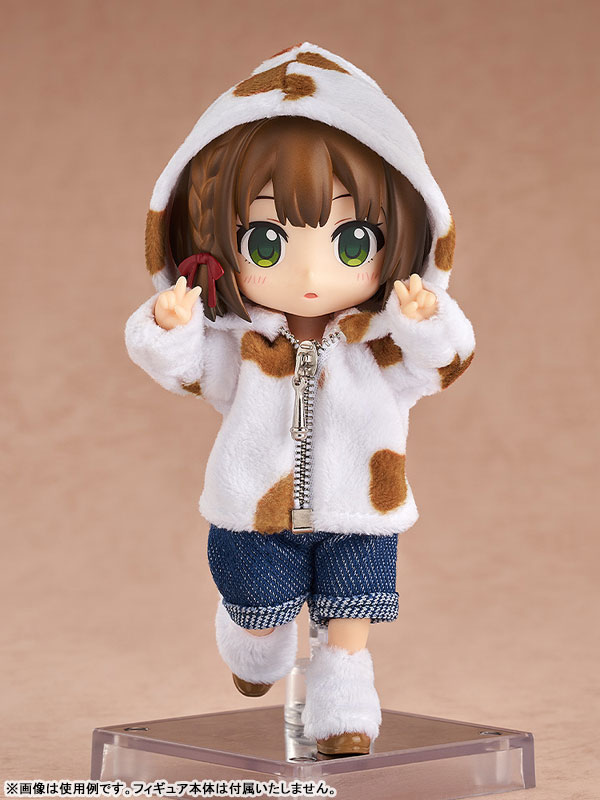 Nendoroid Doll Outfit Set Animal Hoodie - Milk & Coffee Milk