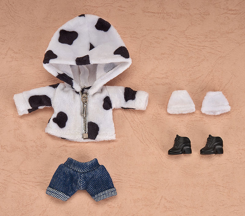 Nendoroid Doll Outfit Set Animal Hoodie - Milk & Coffee Milk
