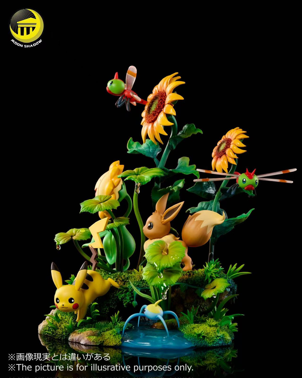 Pikachu & Eevee Natural scene