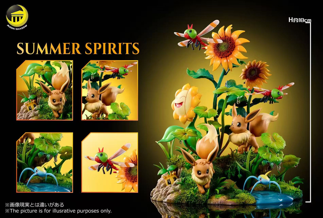 Pikachu & Eevee Natural scene