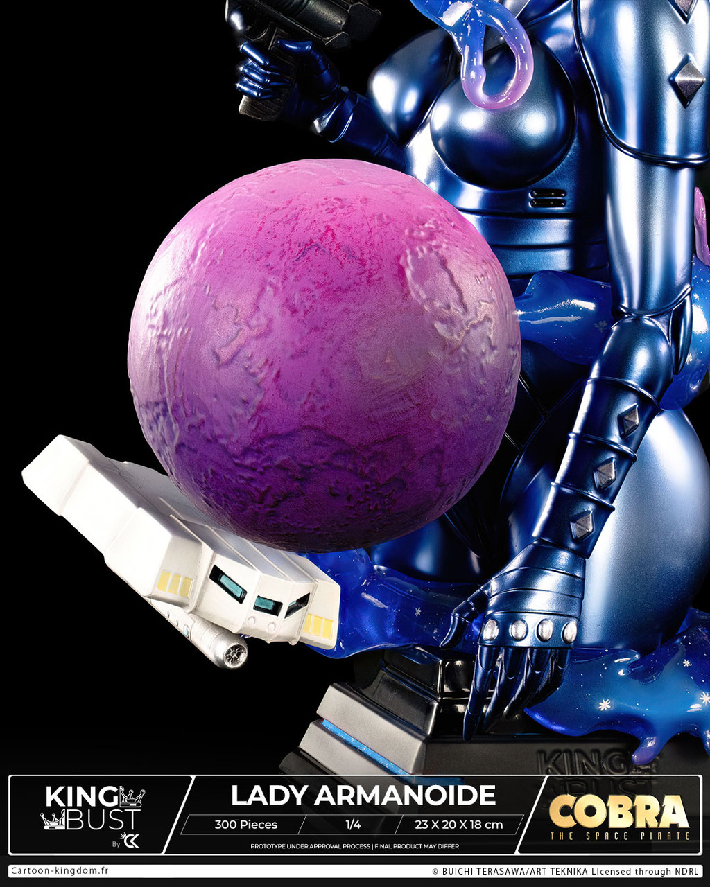 The space pirate Cobra Lady Armanoide Bust 1/6