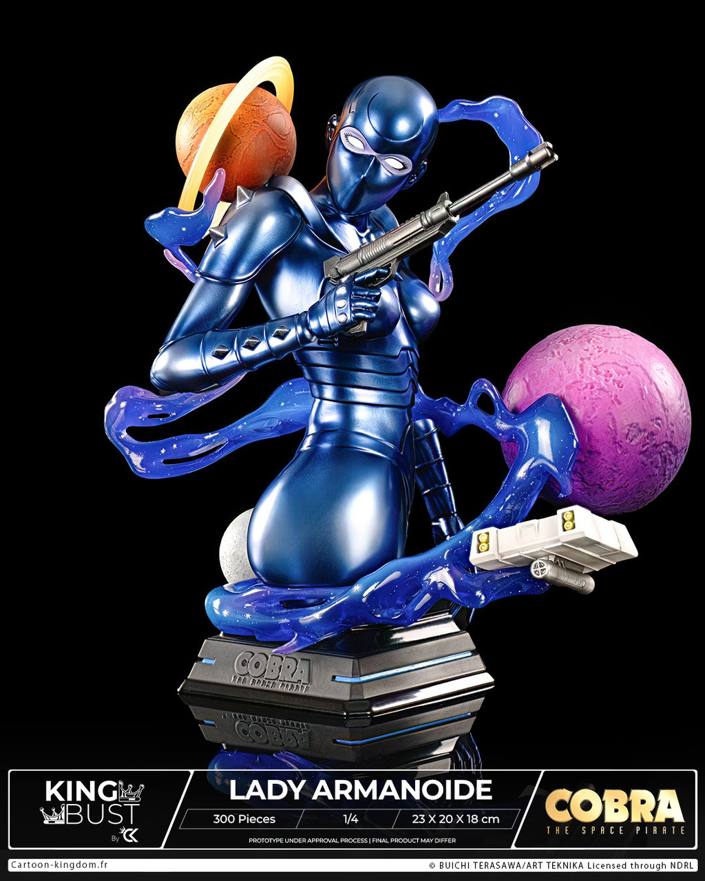 The space pirate Cobra Lady Armanoide Bust 1/6