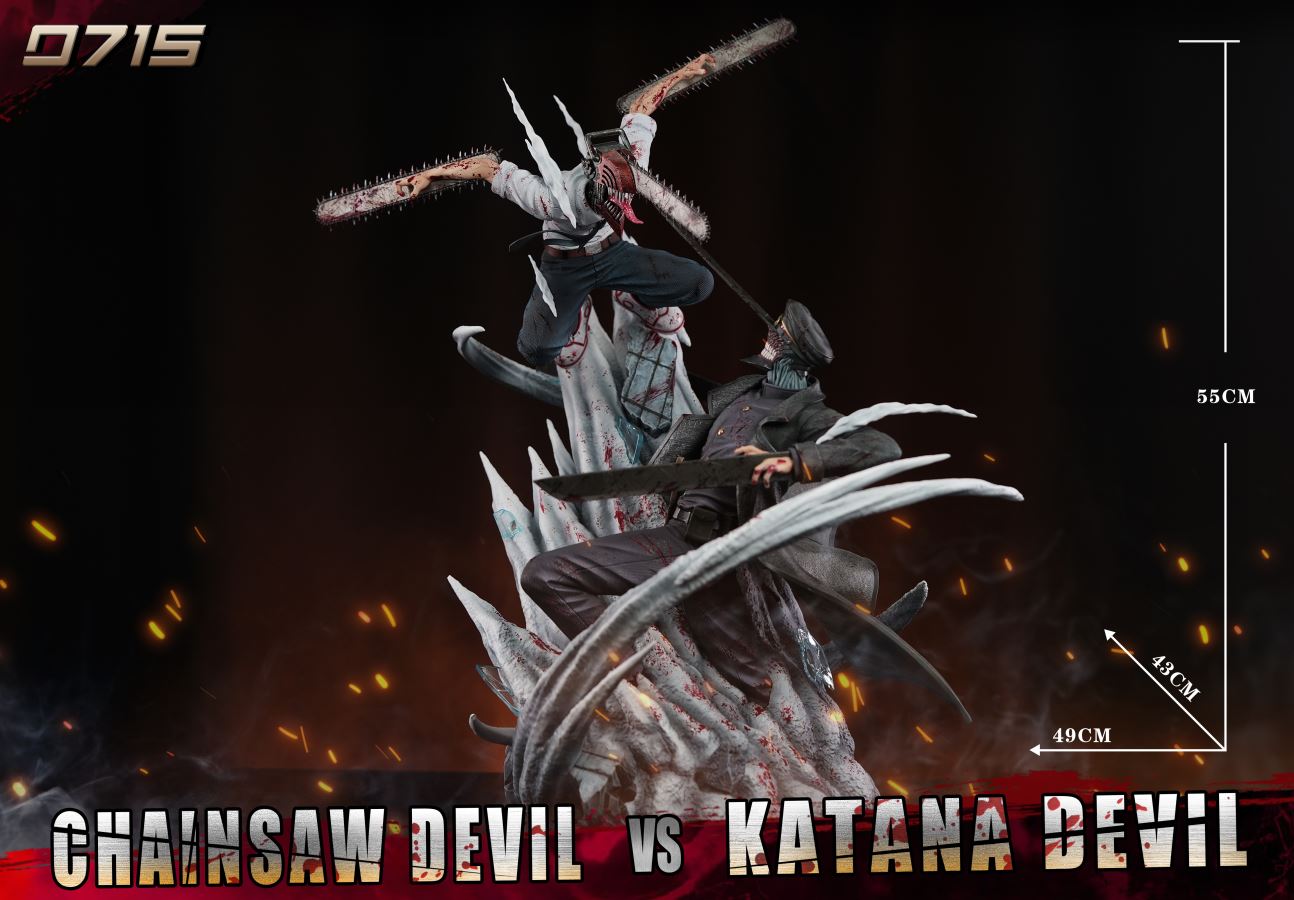 Chainsaw Devil vs Katana Devil - Chainsaw Man