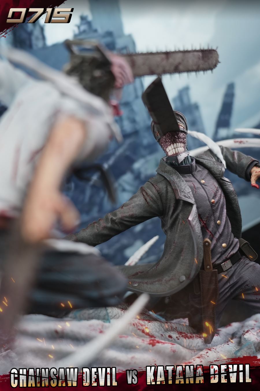 Chainsaw Devil vs Katana Devil - Chainsaw Man