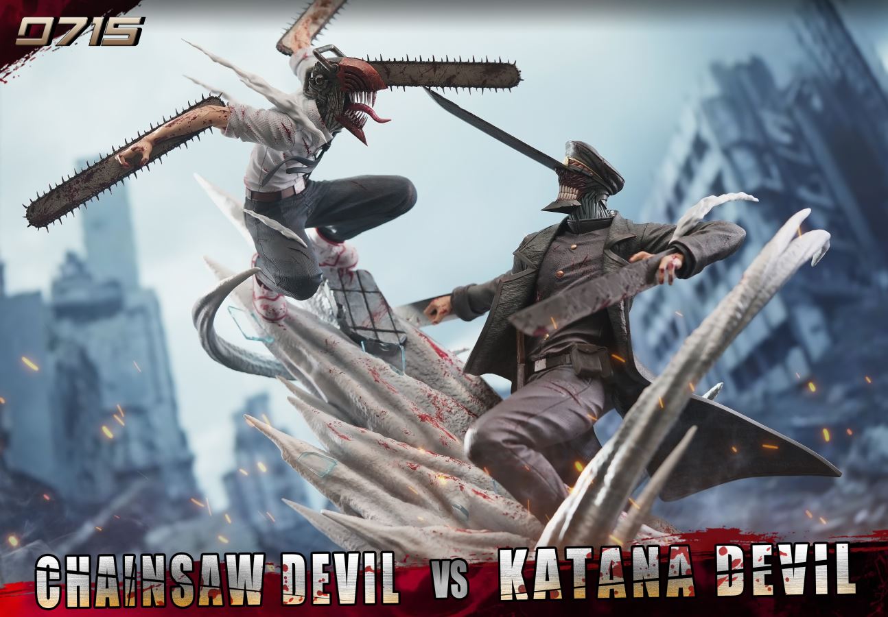 Chainsaw Devil vs Katana Devil - Chainsaw Man