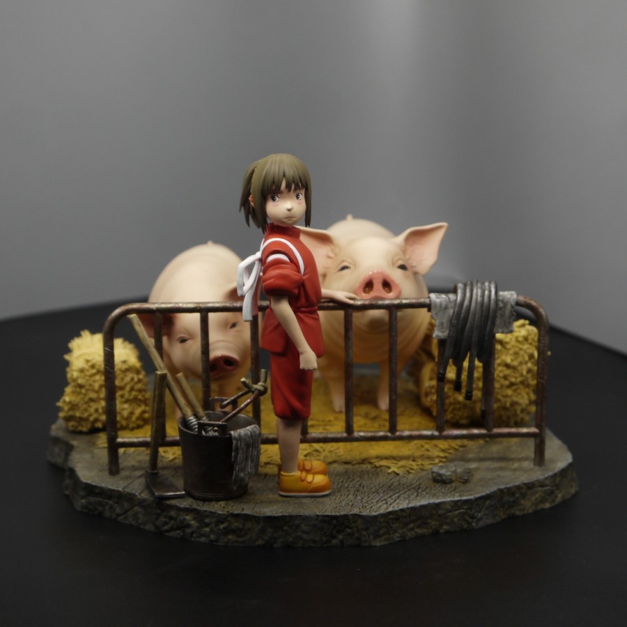 Chihiro and Her Parents - Spirited Away