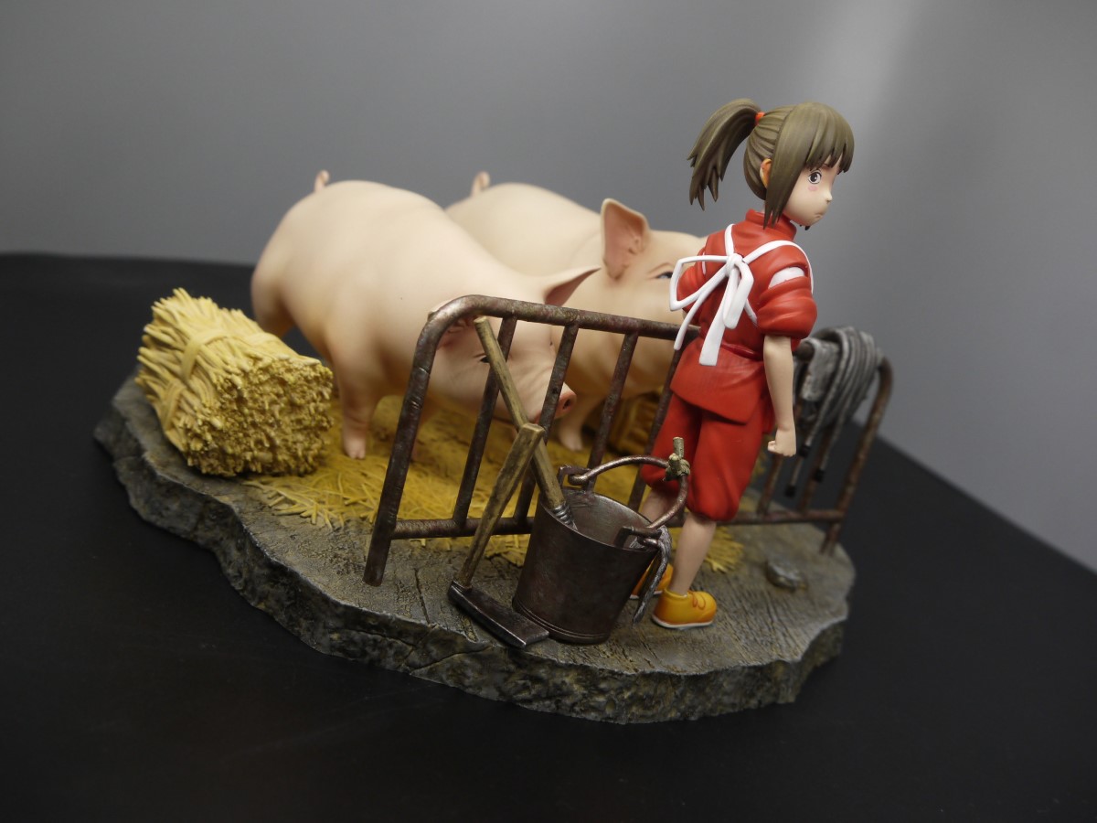 Chihiro and Her Parents - Spirited Away