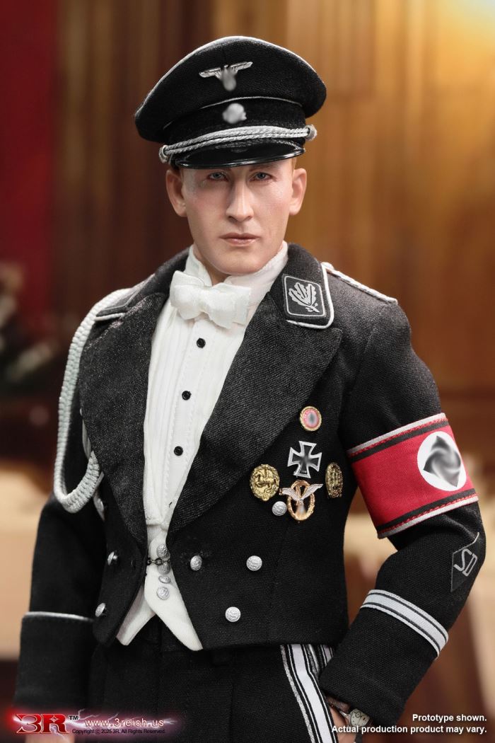 WWII German SS General Reinhard Heydrich (Black Dress Version) 1/6