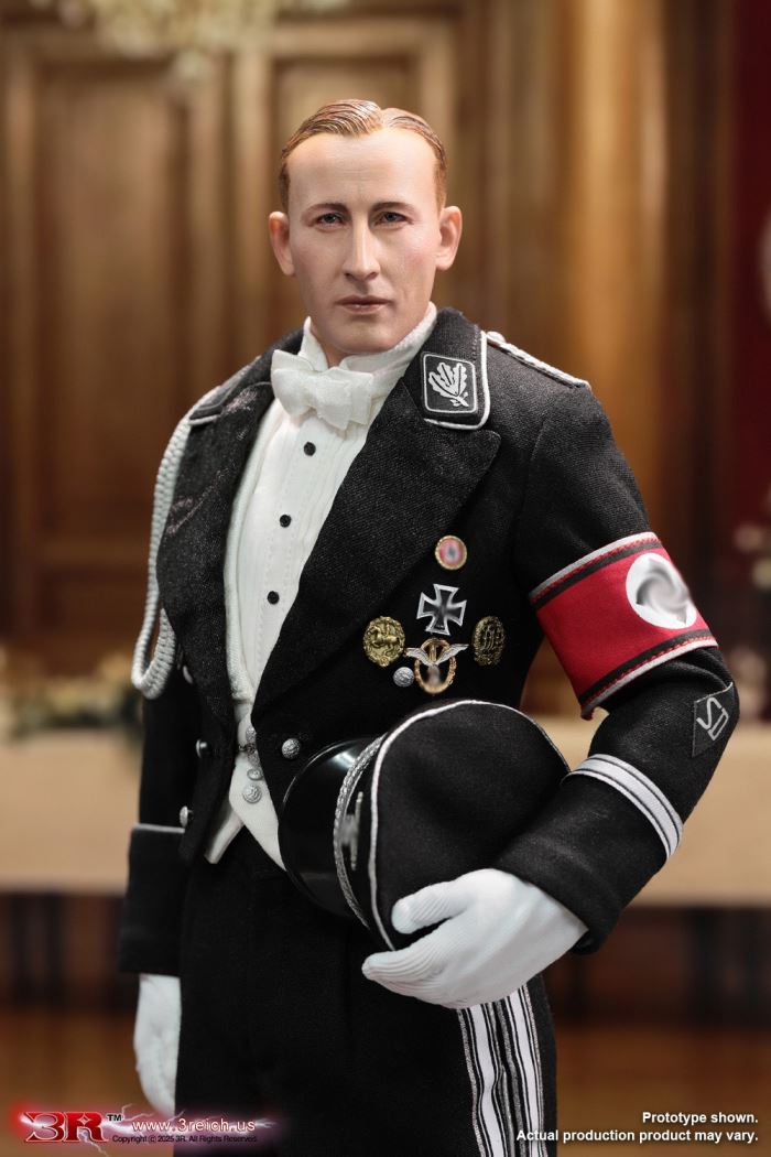 WWII German SS General Reinhard Heydrich (Black Dress Version) 1/6
