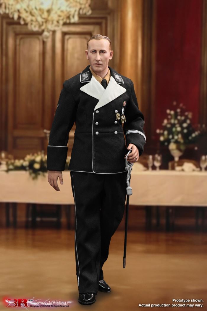 WWII German SS General Reinhard Heydrich (Black Dress Version) 1/6