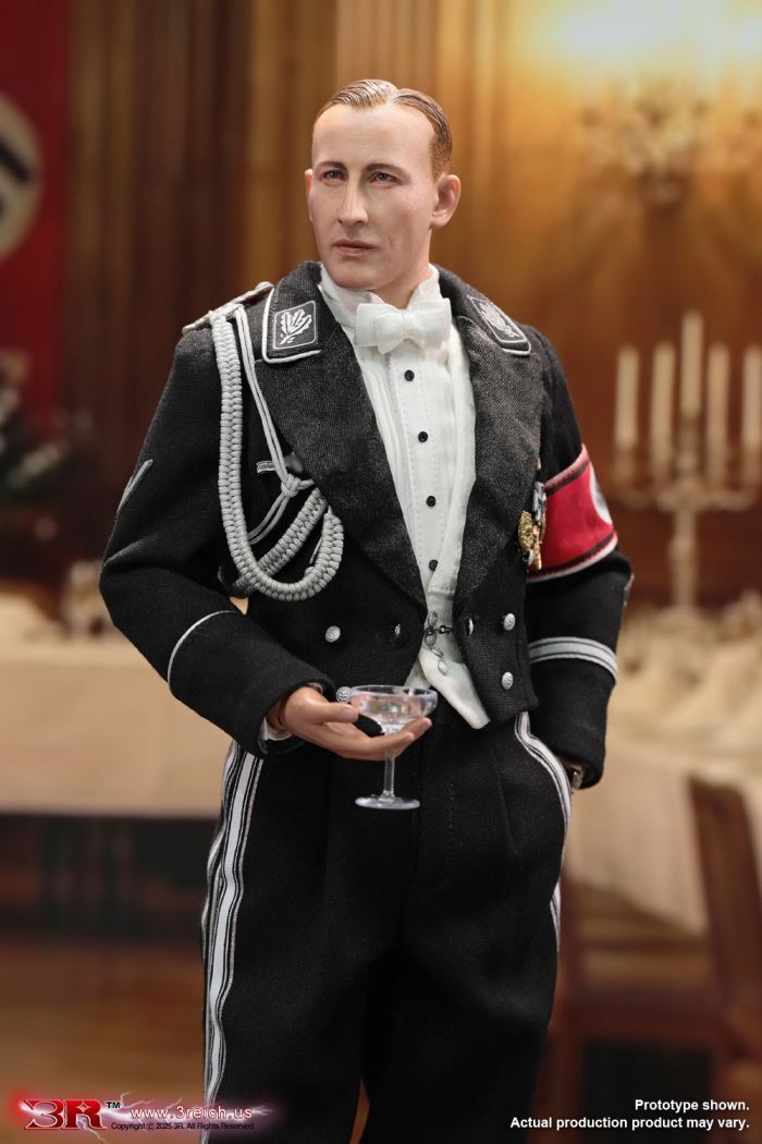 WWII German SS General Reinhard Heydrich (Black Dress Version) 1/6