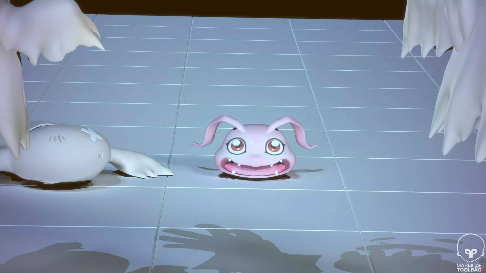 Fantomon, Bakemon and Koromon - Digimon