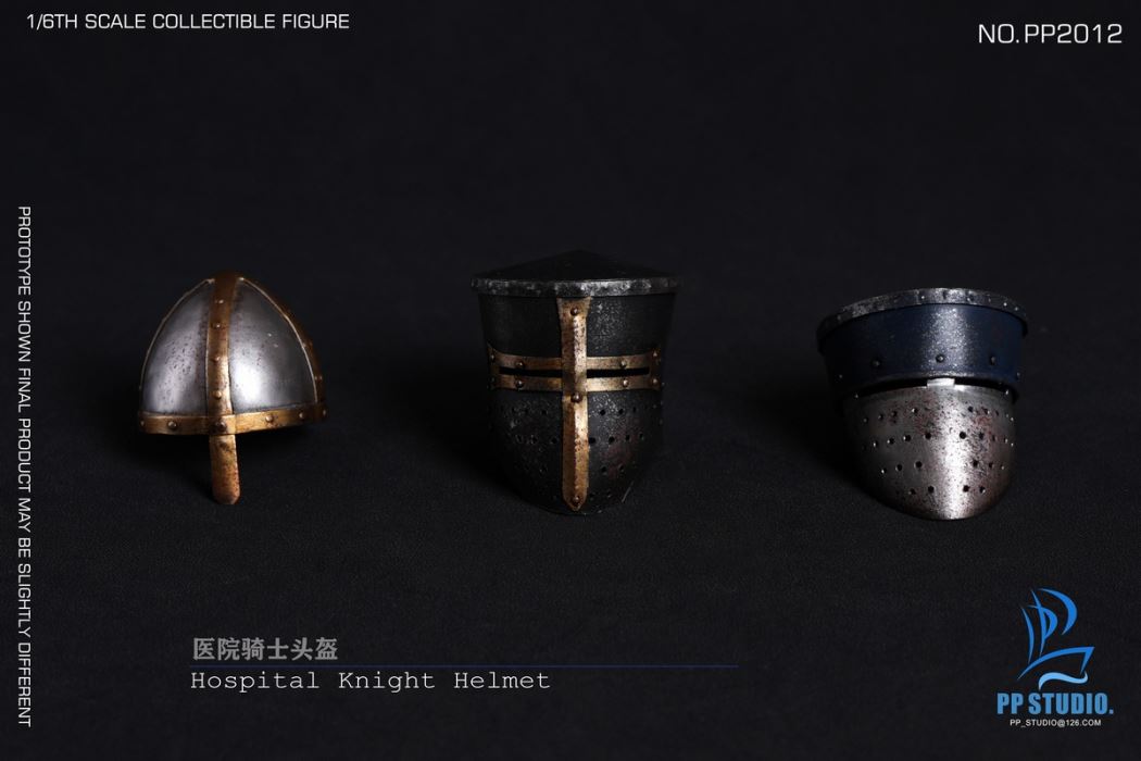 Teutonic Knight Alloy Helmet Set 1/6
