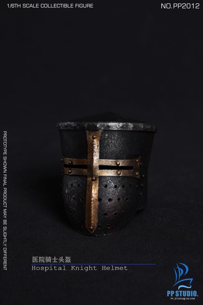 Teutonic Knight Alloy Helmet Set 1/6