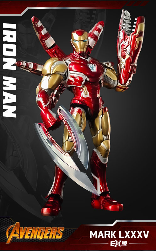 Marvel heroes-Championclass-CC-01 Iron Man MK85 EX Plastic Kit (EX Edition)