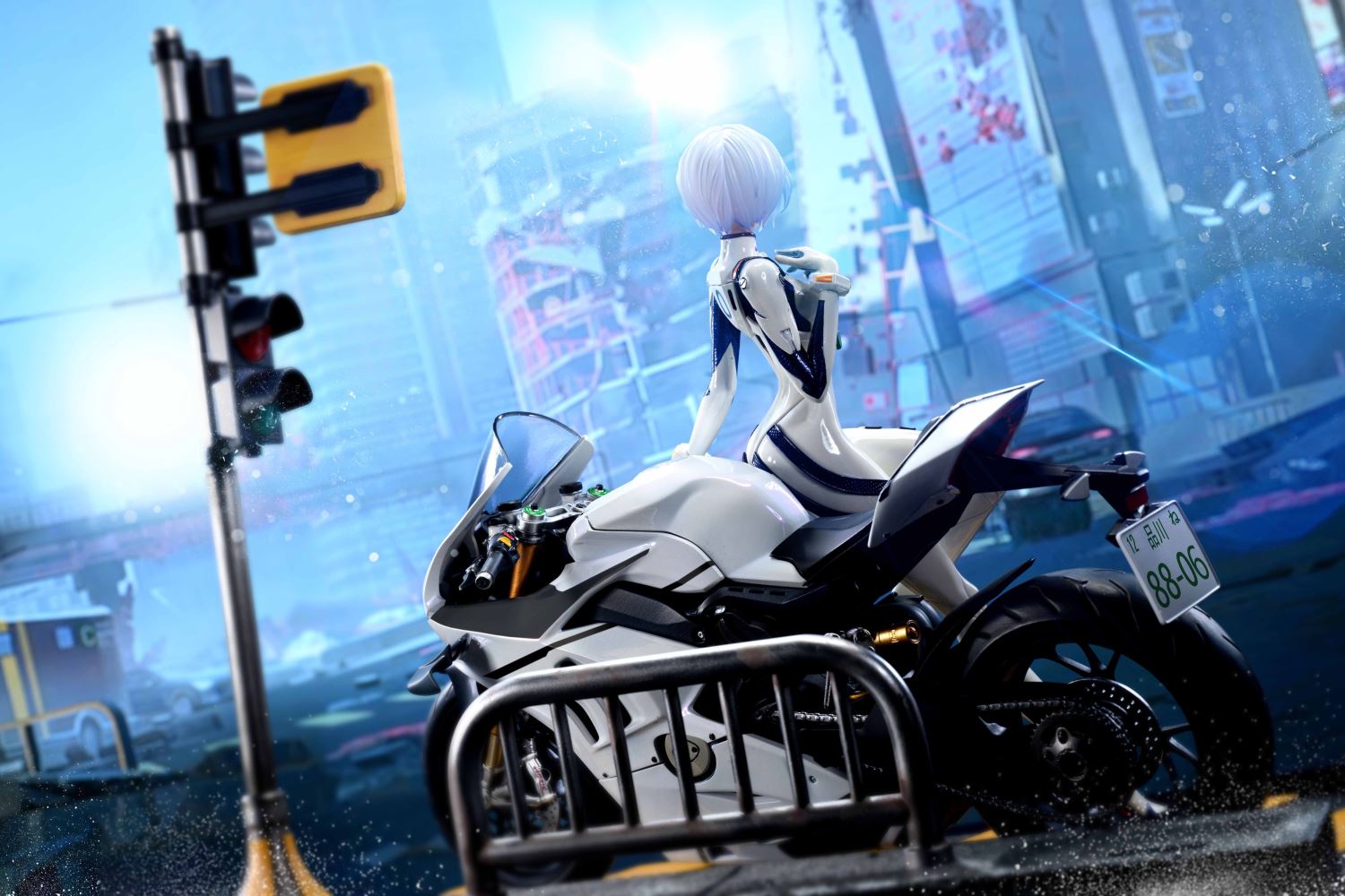 Motorcycle Ayanami Rei - Evangelion