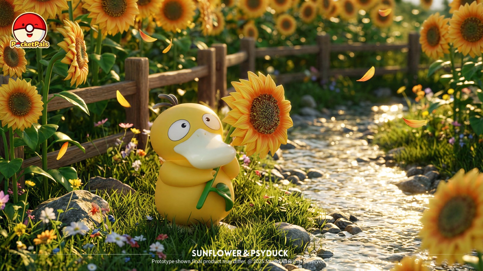 Sunflower Psyduck - Pokemon