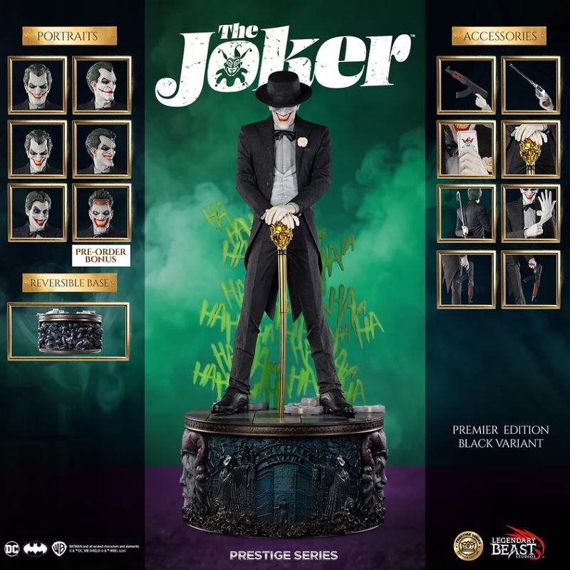 THE JOKER 1/3 SCALE PRESTIGE SERIES – PREMIER EDITION BLACK VARIANT