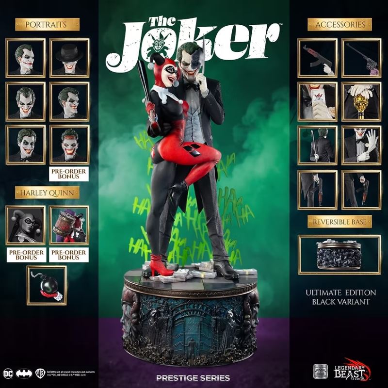 THE JOKER 1/3 SCALE PRESTIGE SERIES – PREMIER EDITION BLACK VARIANT