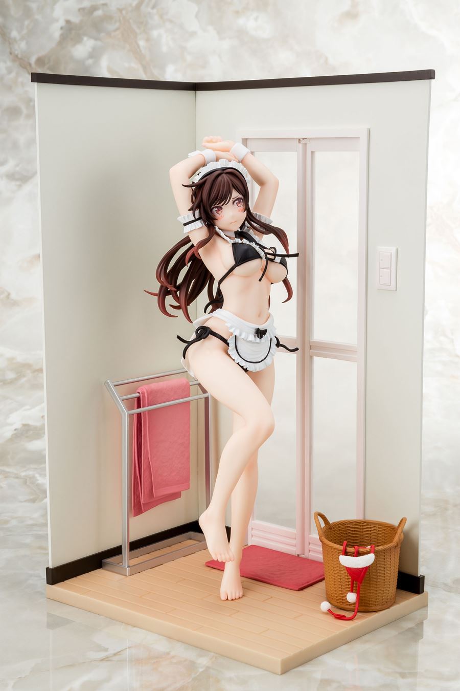 Rent-A-Girlfriend - Chizuru Mizuhara maid bikini dress change 1/6