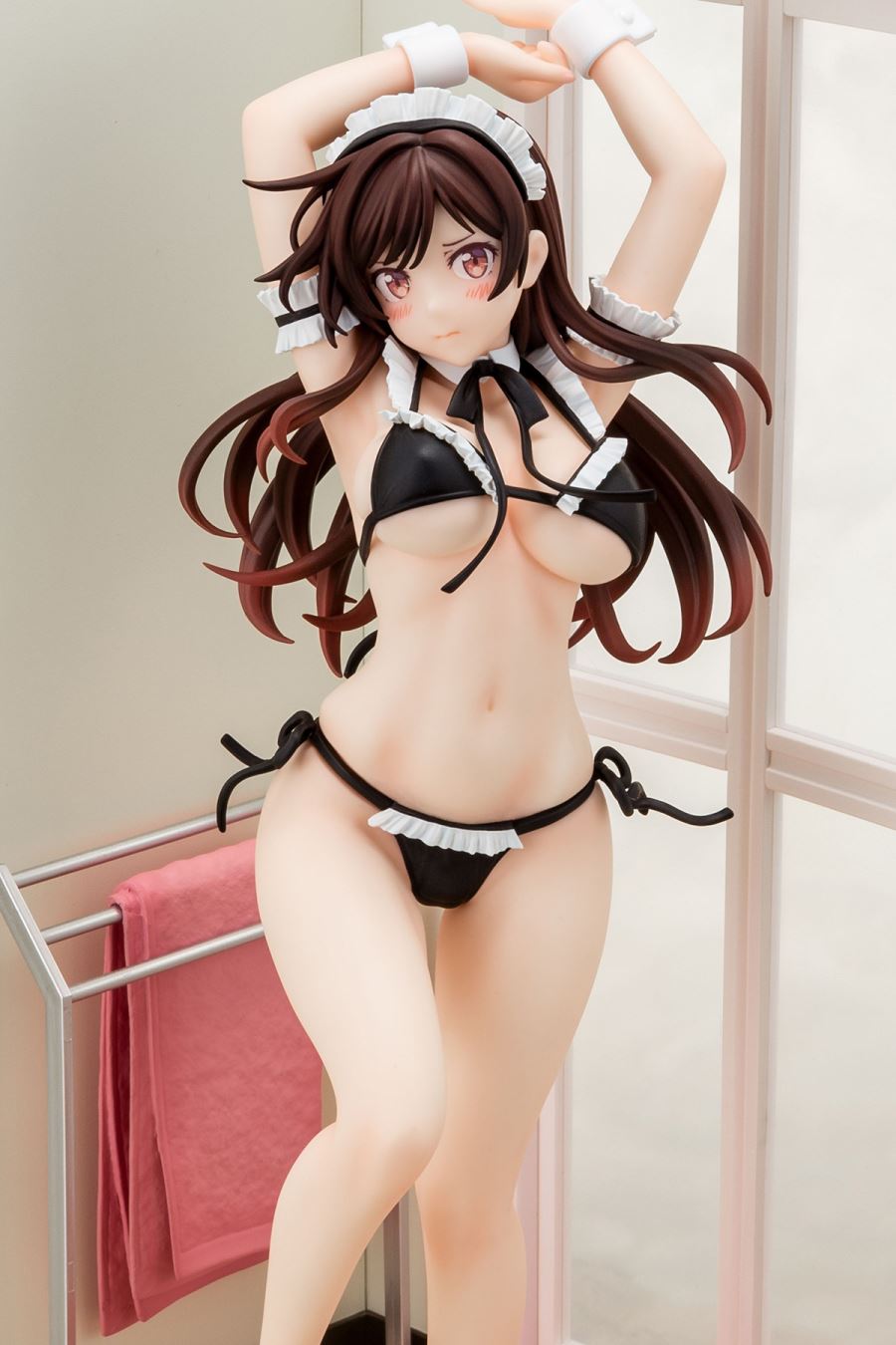 Rent-A-Girlfriend - Chizuru Mizuhara maid bikini dress change 1/6