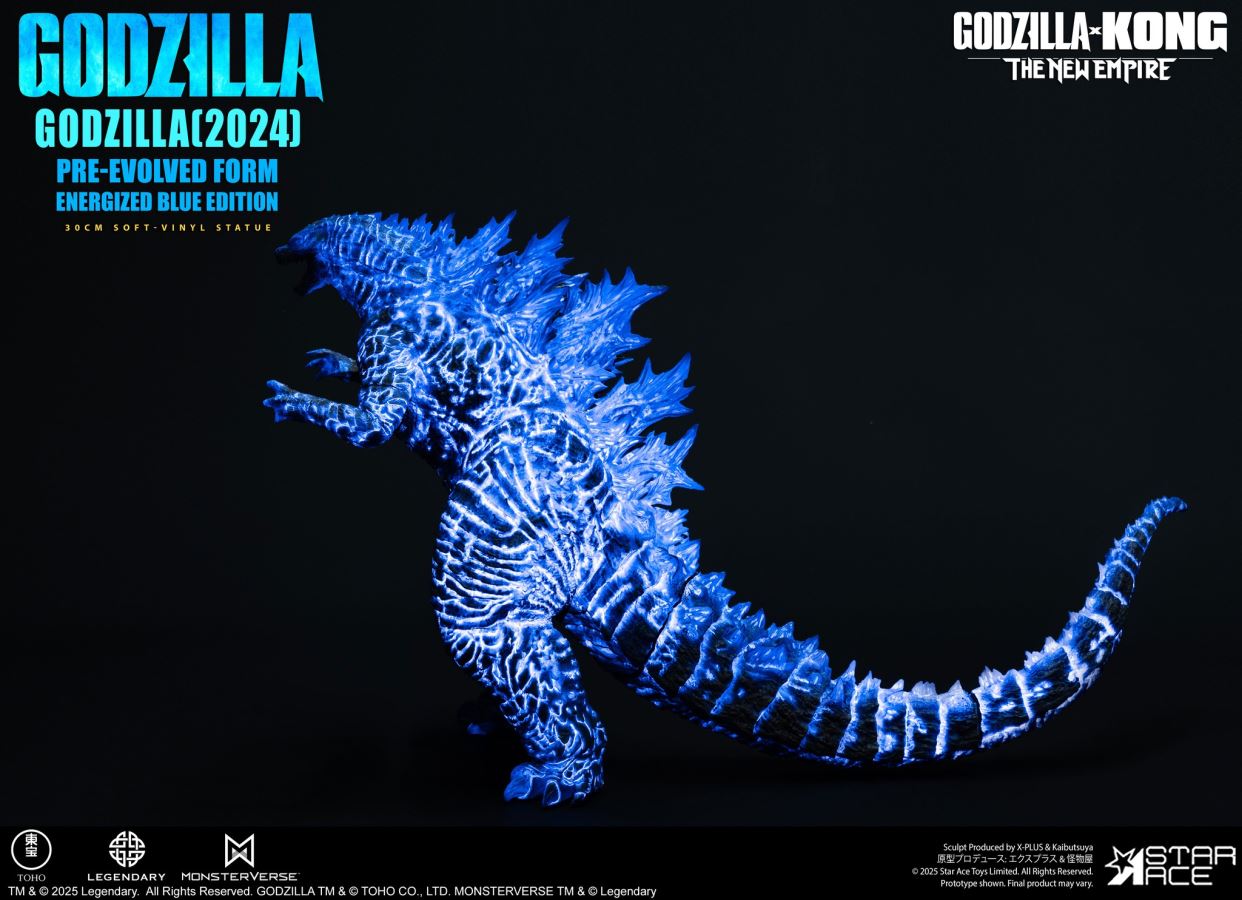Godzilla 2024 Pre-Evolved Form Energized Blue (Godzilla X Kong: The New Empire)