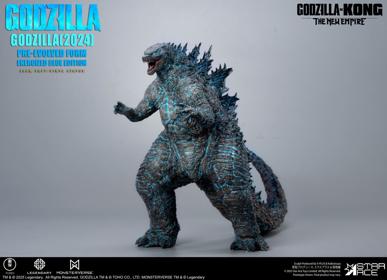 Godzilla 2024 Pre-Evolved Form Energized Blue (Godzilla X Kong: The New Empire)