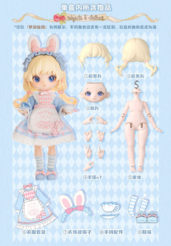 LIRORO Fairy Tale House Series Trading Doll