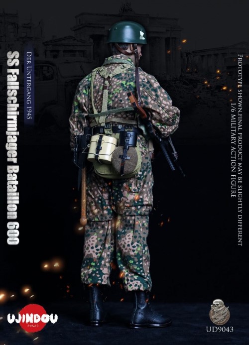 WWII German 600th Paratrooper Battalion The Destruction of the Empire 1945 1/6