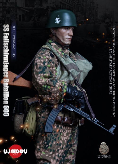 WWII German 600th Paratrooper Battalion The Destruction of the Empire 1945 1/6